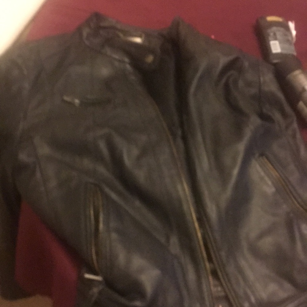 Leather jacket